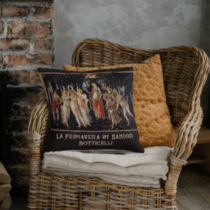 Coussin La Primavera Sandro Botticelli