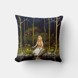 Coussin La princesse dans la forêt