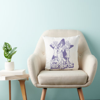 Coussin La puissance étoilée des filles hexagonales