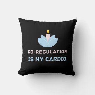 Coussin La Réglementation Candle Fleur Co Est Mon Cardio, 