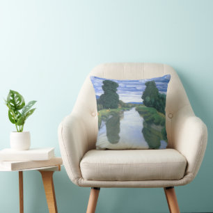 Coussin La Rivière à Berville par Felix Vallotton, Beaux-a