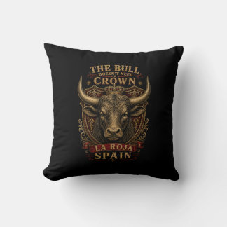 Coussin La Roja Espagne Taureau Football Fan