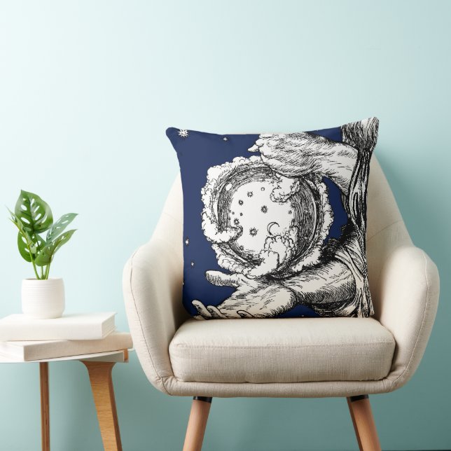 Coussin La Rubaiyat de la création d'Omar Khayyam (Chaise)