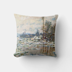 Coussin La rupture de la glace par Claude Monet
