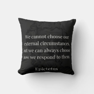 Coussin La sagesse d'Epictetus : l'autonomisation par la r