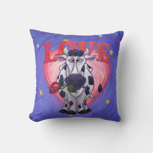 Coussin La Saint-Valentin des vaches