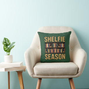 Coussin La saison de l'étagère festive