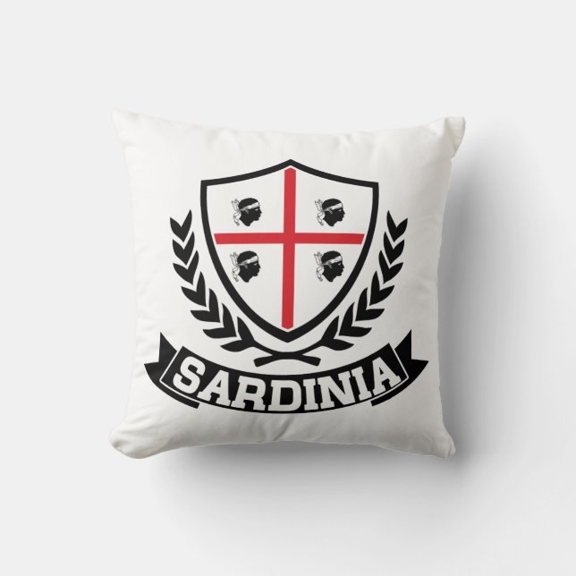 Coussin La Sardaigne Italie (Recto)