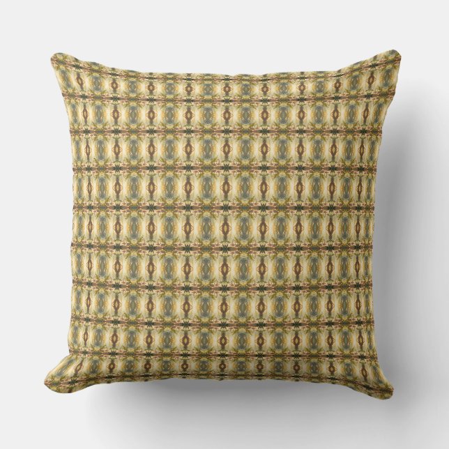 Coussin La sauterelle et l'oeuvre d'art du nectar.1 (Recto)