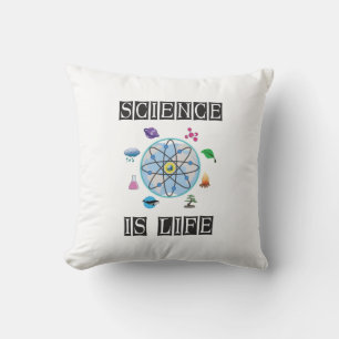 Coussin La science est la vie