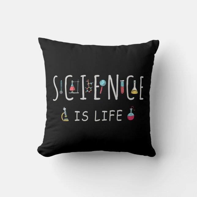 Coussin La science est la vie (Recto)