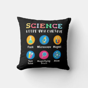 Coussin La science vous garde curieux
