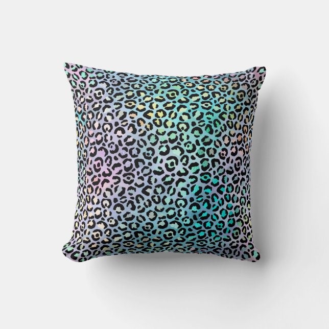 Coussin La série Iridescent Leopard Design 8 (Recto)