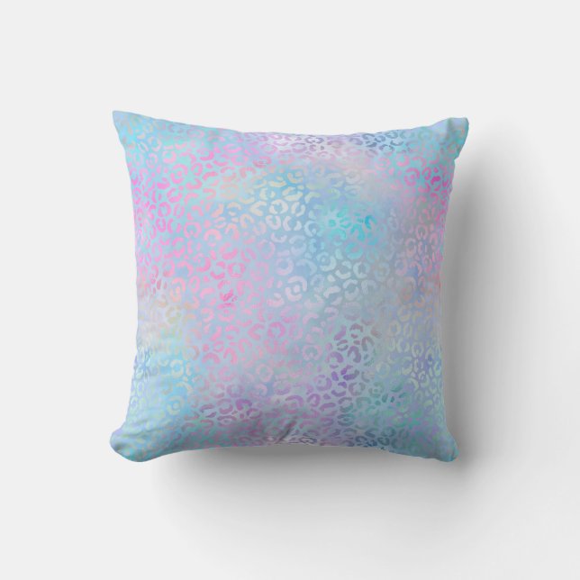Coussin La série Iridescent Leopard Design 9 (Recto)