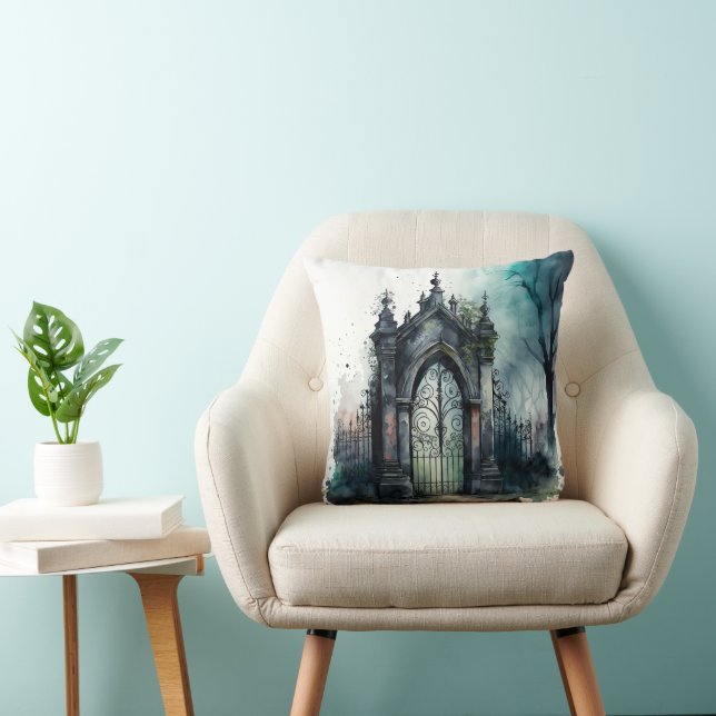 Coussin La série Porte de Cimetière Gothique Design 11 (Chaise)