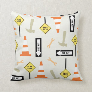 Coussin La signalisation autoguide le décor