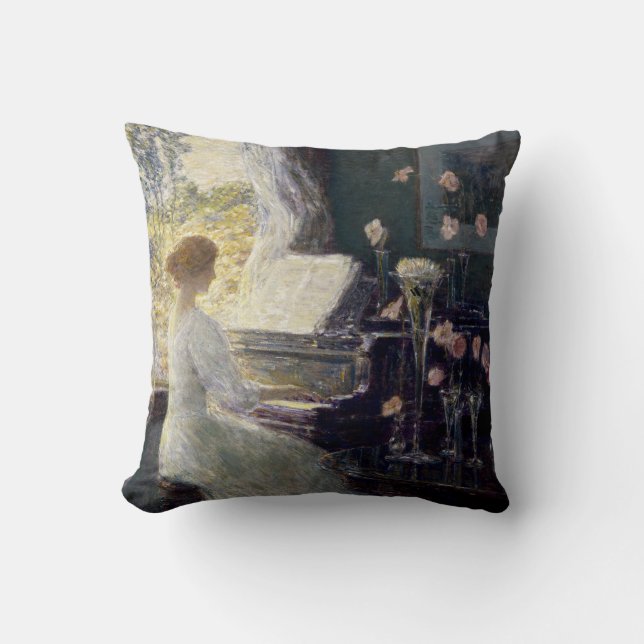 Coussin La Sonate de Frederick Childe Hassam (Recto)