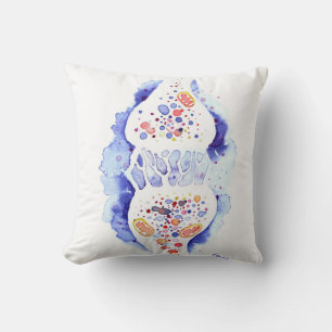 Coussin La synapse et l'impulsion nerveuse affiche fleece