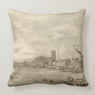 Coussin La Tamise regardant vers Westminster de Y proche