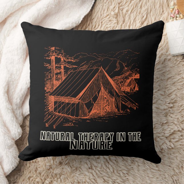 Coussin La thérapie naturelle dans la nature (Couverture)