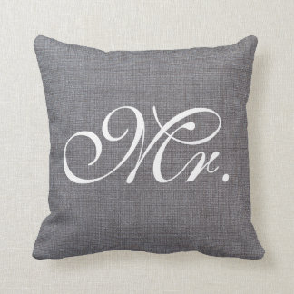 Coussin La toile de jute de textile de toile de toile de