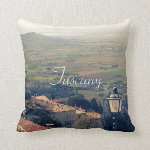 Coussin La Toscane. L'Italie. Cortona