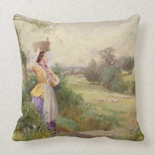 Coussin La trayeuse, 1860