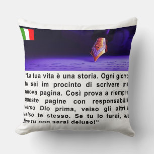 Coussin La tua vita è una storia