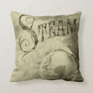 Coussin La vapeur court le monde 1904