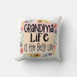Coussin La vie de grand-mère est la meilleure vie