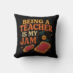 Coussin La Vie d'Enseignant Est Ma Passion - Cadeau Amusan