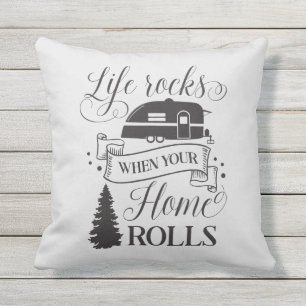 Coussin La vie en plein air croule lorsque votre maison ro