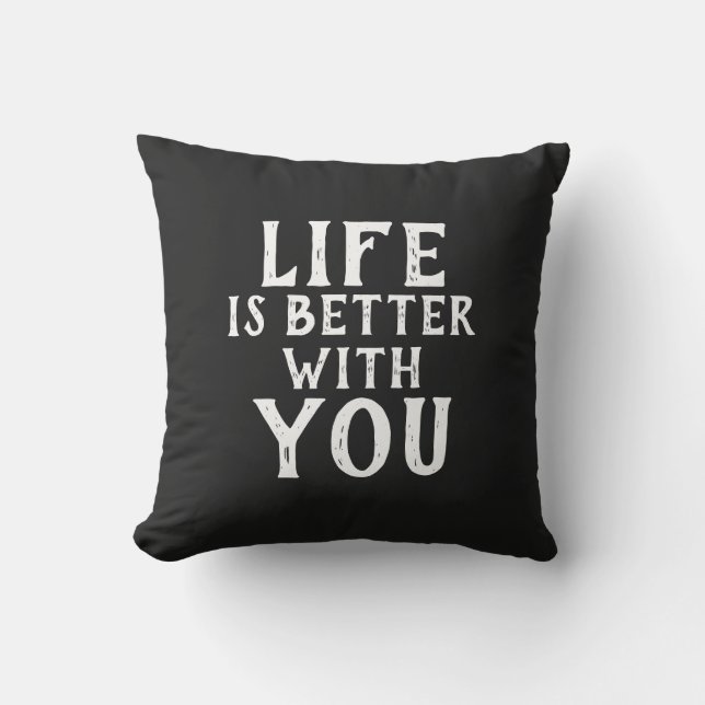 COUSSIN LA VIE EST MEILLEURE AVEC VOUS | (Recto)