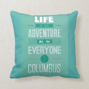 Coussin La Vie Est Un Devis D'Aventure