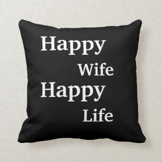 Coussin La vie heureuse d'épouse heureuse