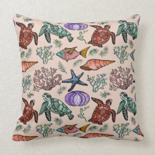 Coussin La vie marine