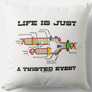 Coussin La Vie N'Est Qu'Un Humour De Réplication De L'ADN 