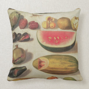 Coussin La vie toujours avec le fruit et le crapaud