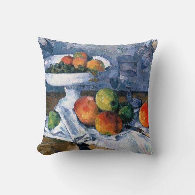 Coussin La vie toujours avec le plat de fruit (Recto)
