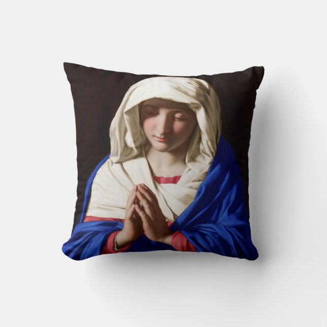 Coussin La Vierge dans la prière, Sassoferrato (Recto)