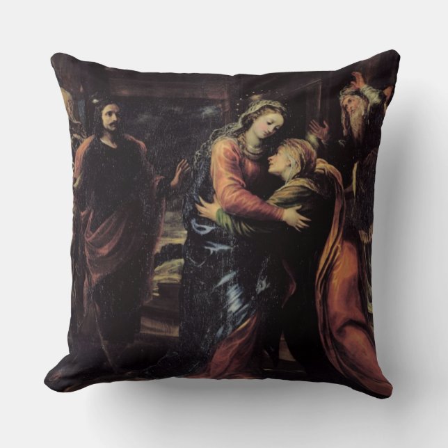 Coussin La visite (Recto)