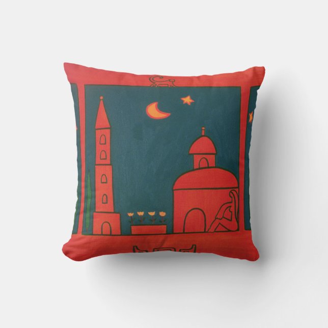 Coussin La vue de Santo Spirito 2002 (Recto)