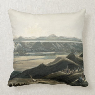 Coussin La vue des montagnes rocheuses, plaquent 44 du