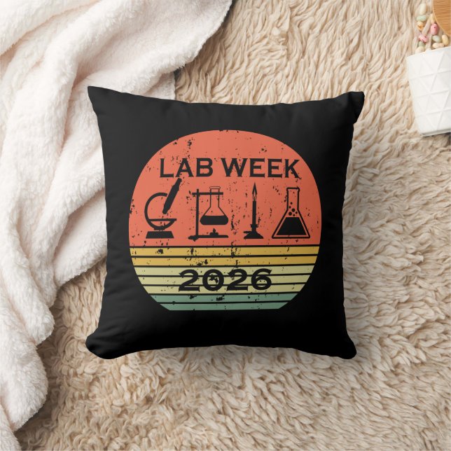 Coussin Lab Week 2026 Medical Laboratory Professionals (Couverture)