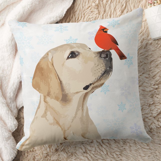 Coussin Laboratoire jaune - Labrador (Créateur téléchargé)