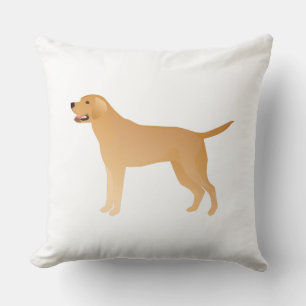 Coussin Laboratoire Jaune - Labrador Retriever Retriever S