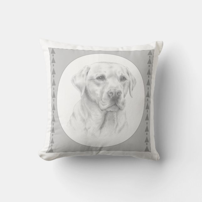 Coussin Labrador (Recto)