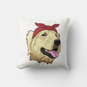 Coussin Labrador avec Bandana