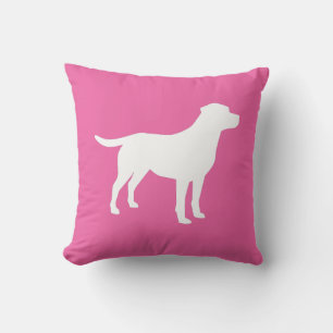 Coussin Labrador Chien Baby shower Girl Lab Rose
