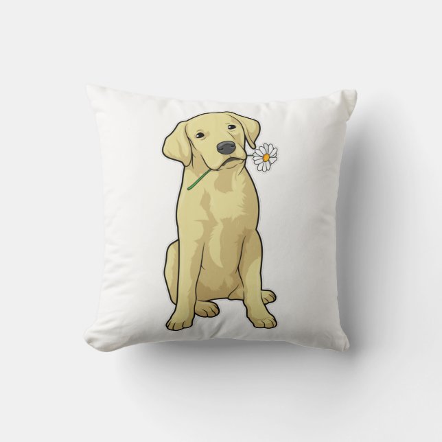 Coussin Labrador Daisy (Recto)